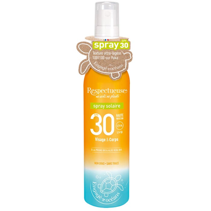 Respectueuse Spray solar SPF30 100 ml