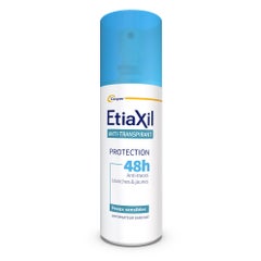 Etiaxil Anti-Transpirant Desodorante Antitranspirante 48h Axilas Anti Manchas Blancas Y Amarillas Peaux Sensibles 100ml