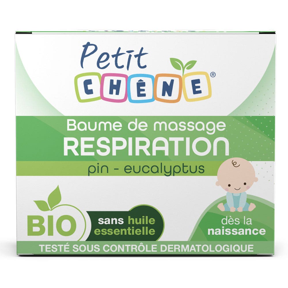 Petit Chêne Bálsamo de Masaje Respiratorio Bio 40 ml