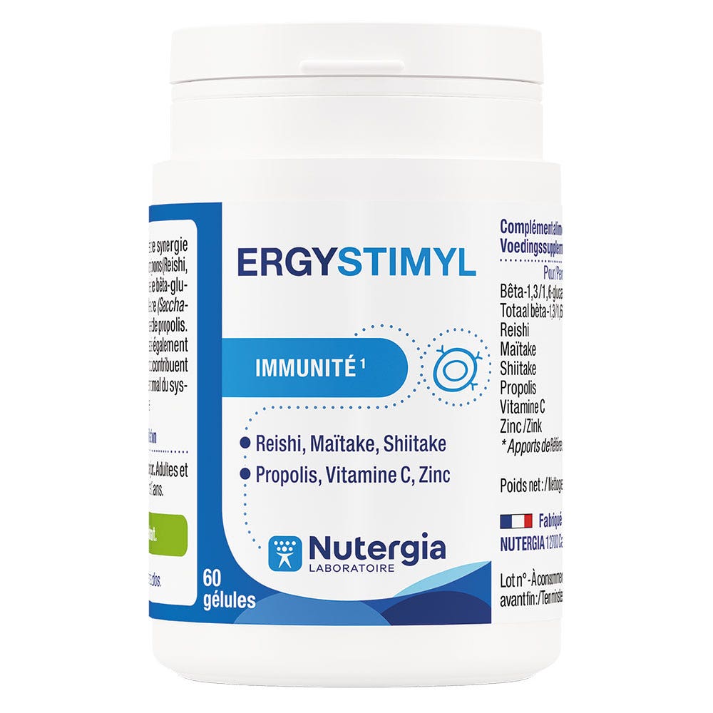 Nutergia Ergystimyl inmunidad 60 cápsulas