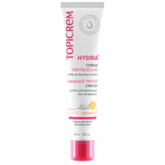Topicrem Hydra+ Crema con color iluminadora SPF50 40ml