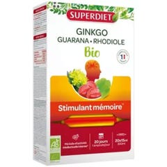 Superdiet Ginkgo Boostecológico 20 ampollas de 15 ml