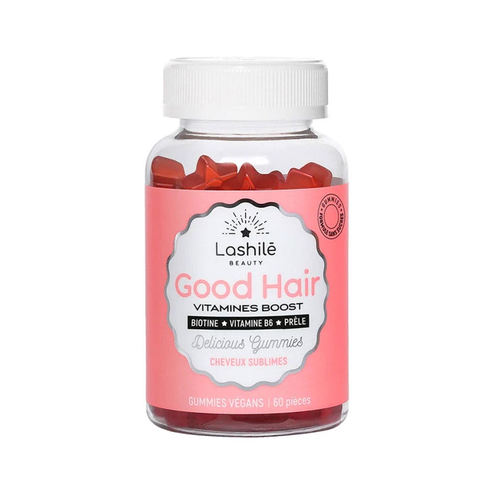 Lashilé Beauty Vitamines Boost Good Hair sin azúcar 60 unidades