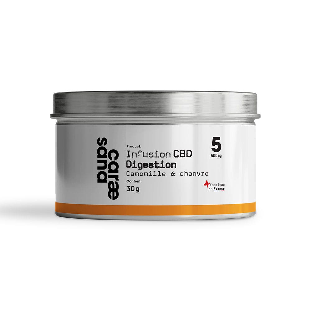 Caraesana Infusión digestiva de Camomila y Cáñamo CBD 30g