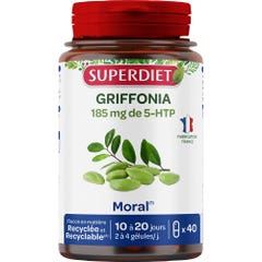 Superdiet Griffonnia 185 mg de 5-HTP Moral 40 cápsulas
