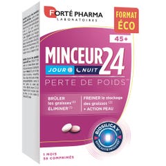 Forté Pharma Minceur 24 Adelgazante 24 dia/noche 45+ mujer 56 comprimés