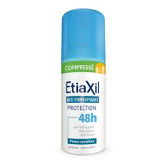 Etiaxil Antitranspirante Desodorante Compresas 48h Protect Piel sensible 100 ml