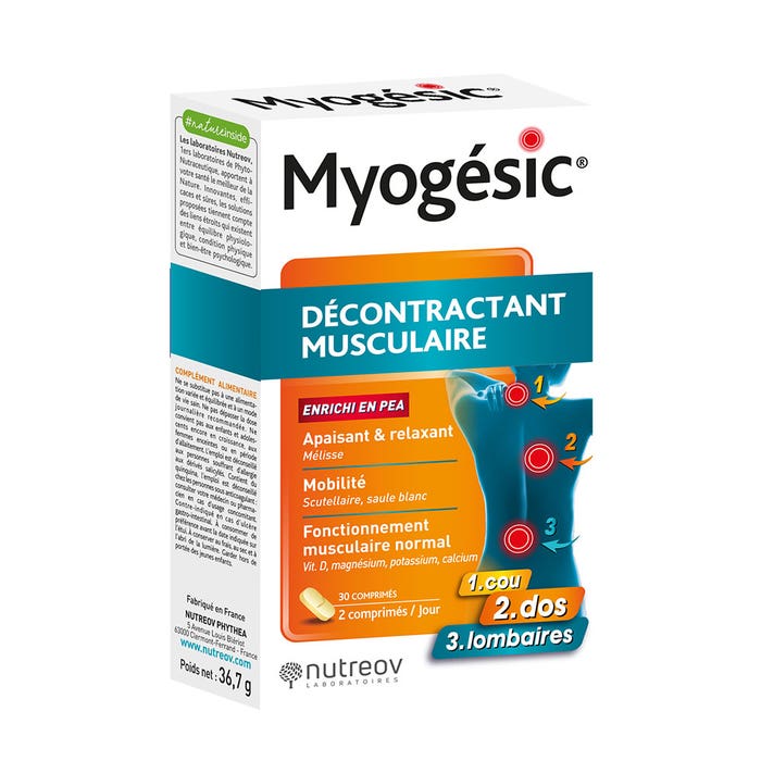 Phytea Myogesic Relajante muscular 30 comprimidos