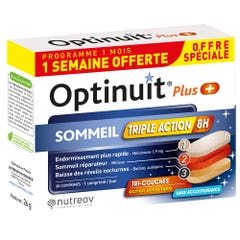 Nutreov Optinuit Triple Acción Sueño Plus 30 comprimidos