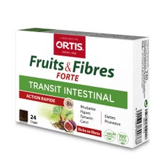 Ortis Frutas y fibras Forte 24 cubos