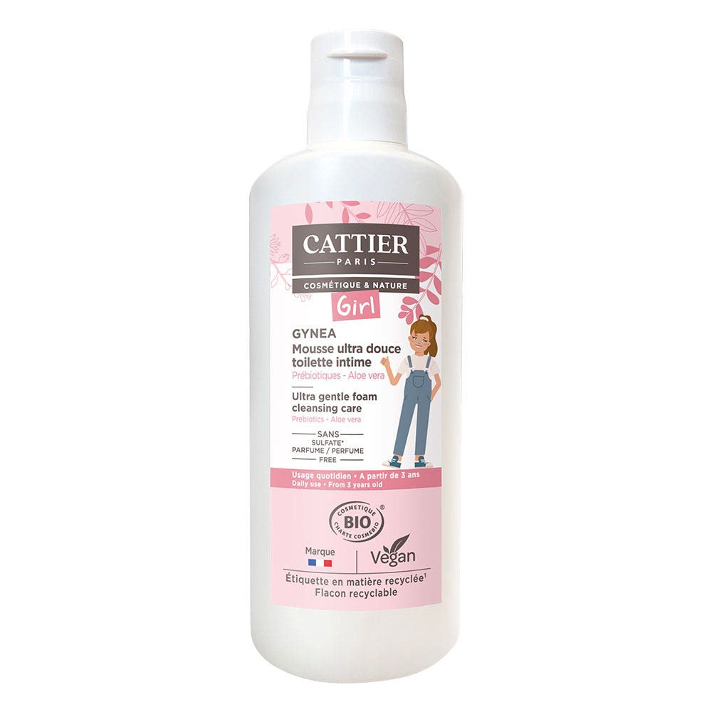 Cattier Gynea Girl Espuma Inodoro Ultra Doux A partir de 3 años 150 ml
