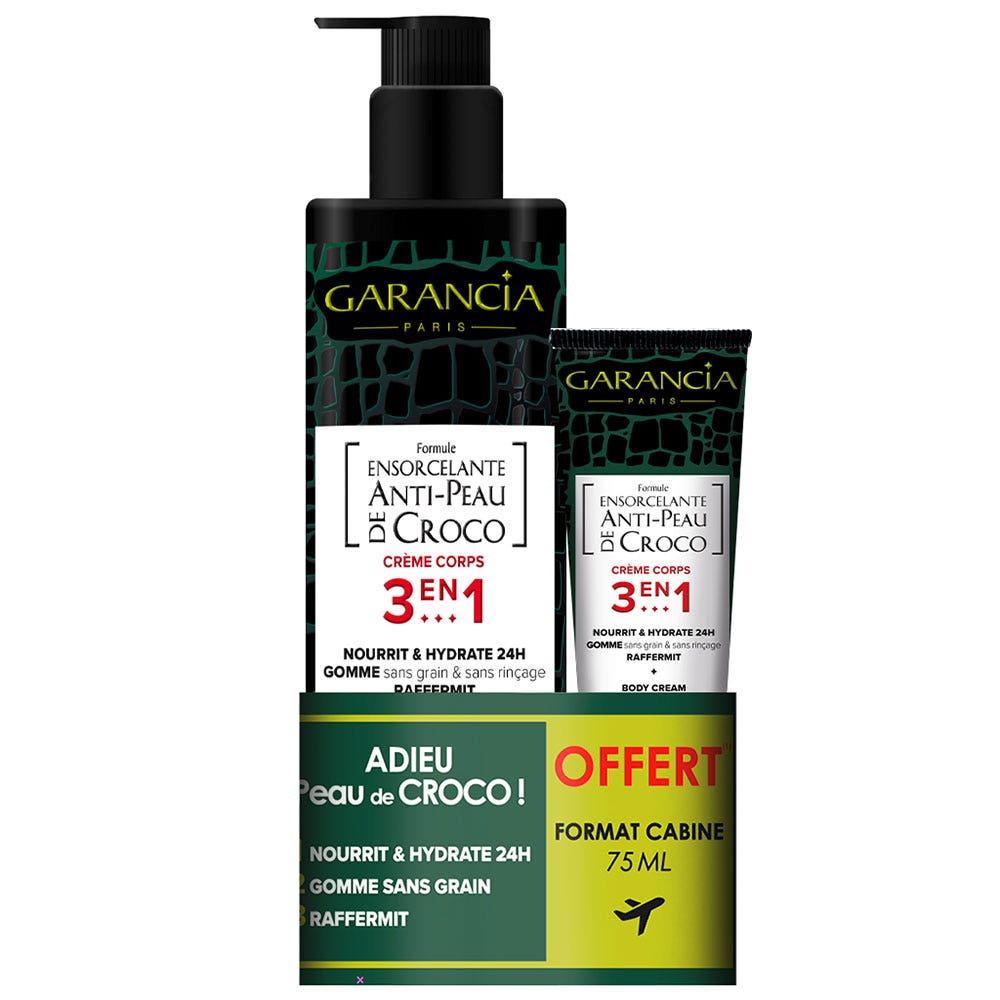 Garancia Ensorcelante Formula Anti Piel De Cocodrilo 3 En 1 400ml + 75ml