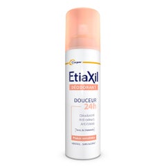 Etiaxil Desodorante Spray Suavidad sin Aluminio 48h Piel sensible 150 ml