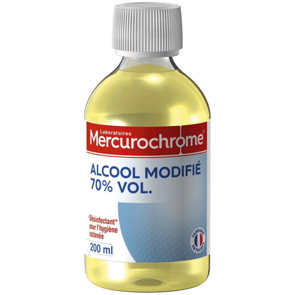 Mercurochrome Alcohol 70% vol modificado 200ml