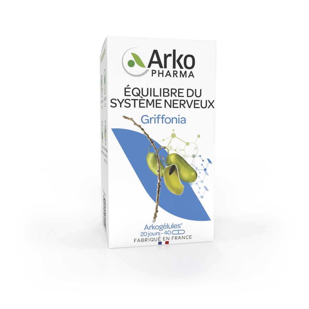 Arkopharma Arkocápsulas Equilibrio sistema nervioso Griffonia 40 cápsulas
