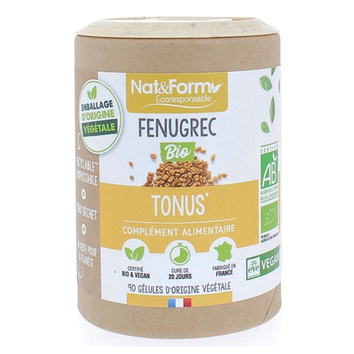 Nat&Form Fenugrec Bio Tonus 90 cápsulas