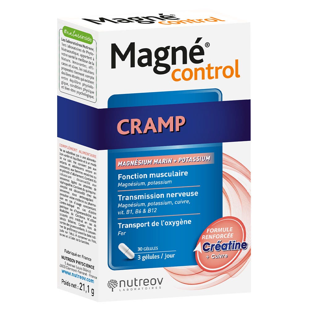 Nutreov Magnécontrol Calambre 30 cápsulas