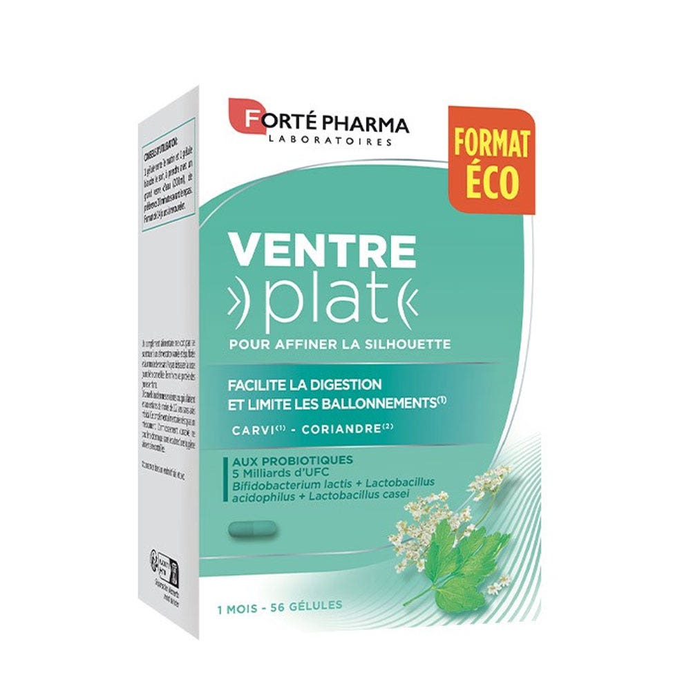 Forté Pharma Ventre Plat pour Affiner la Silhouette 56 gélules