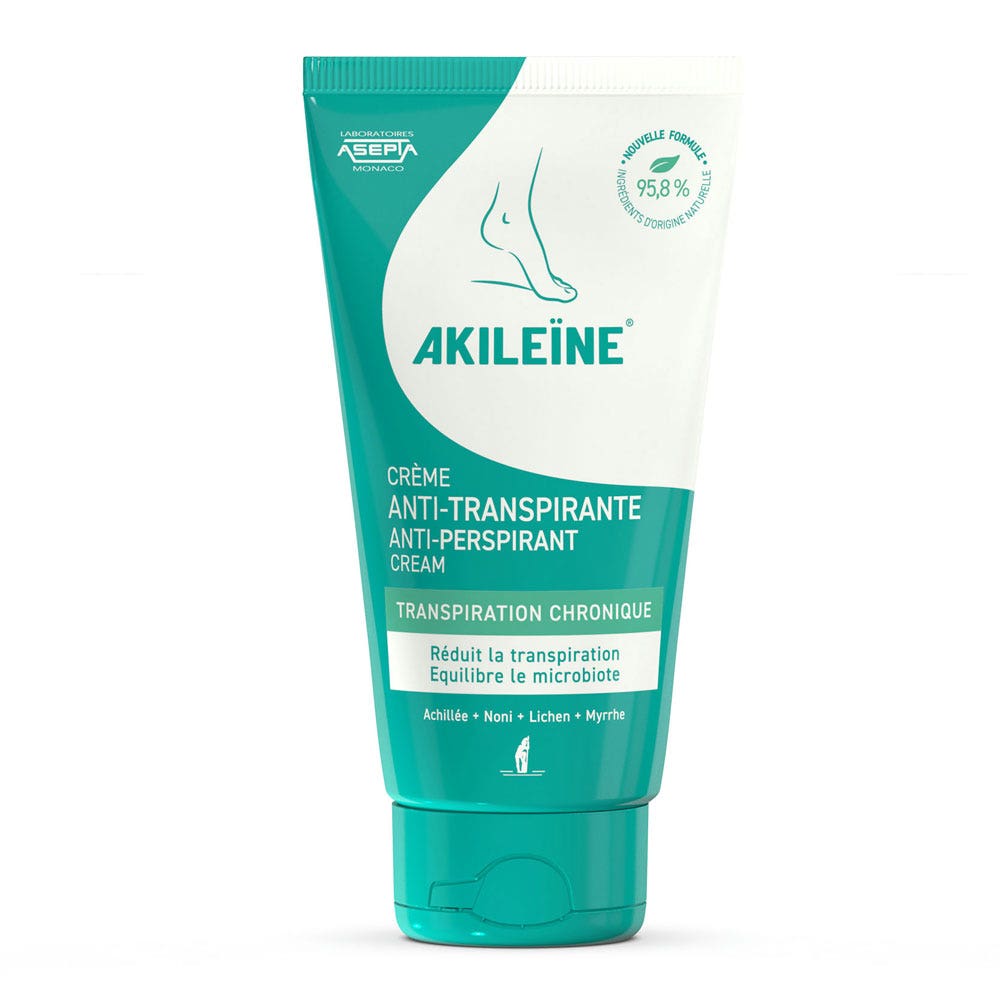 Asepta Akileine Crema sudoración crónica 75ml