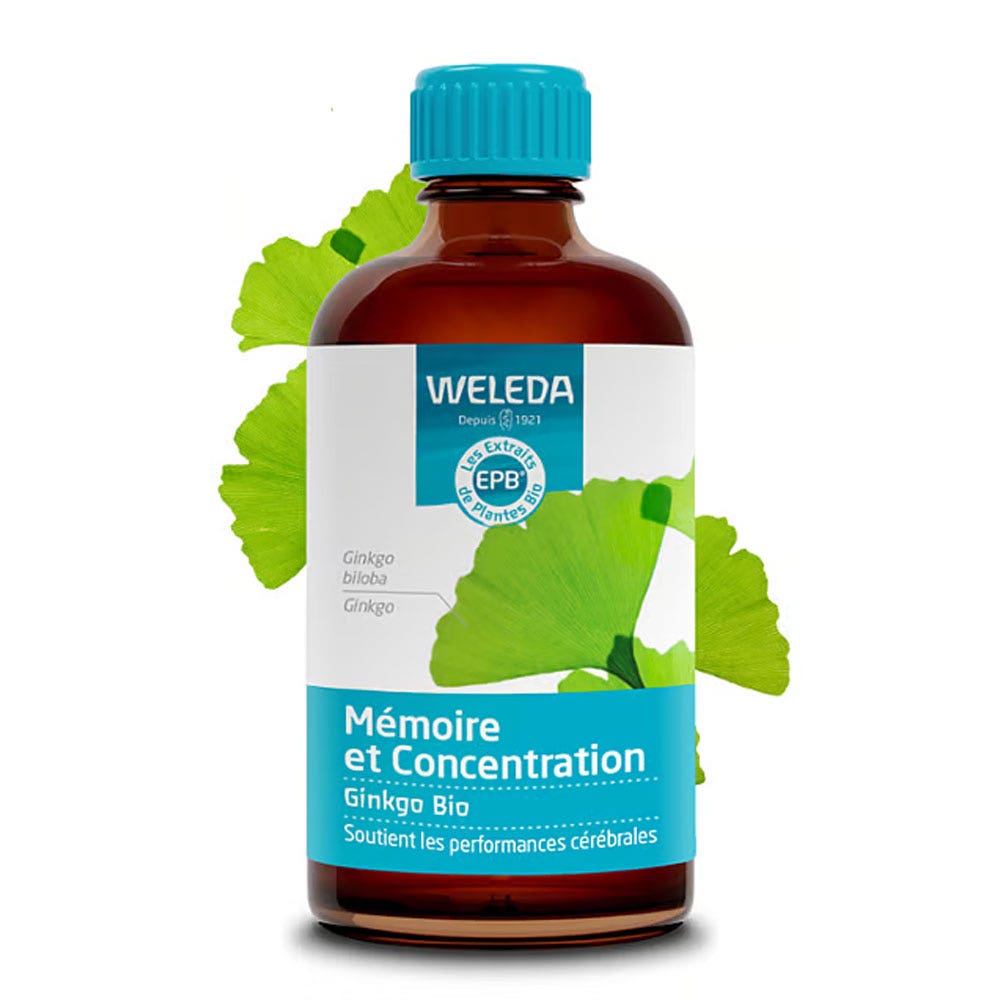 Weleda Extractos de plantas bio Memoria y concentración Ginkgo 100ml