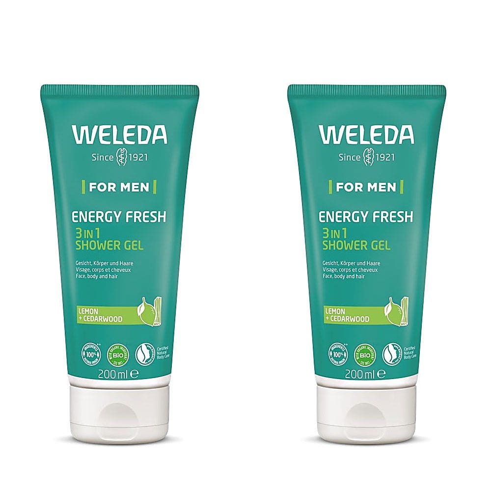 Weleda Hombre Gel ducha Energy Fresh 3en1 2x200ml
