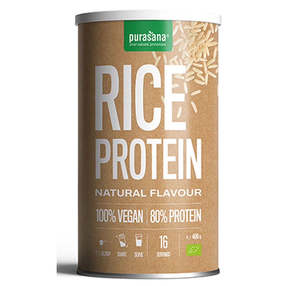 Purasana Proteínas vegetales de arroz bio 400g