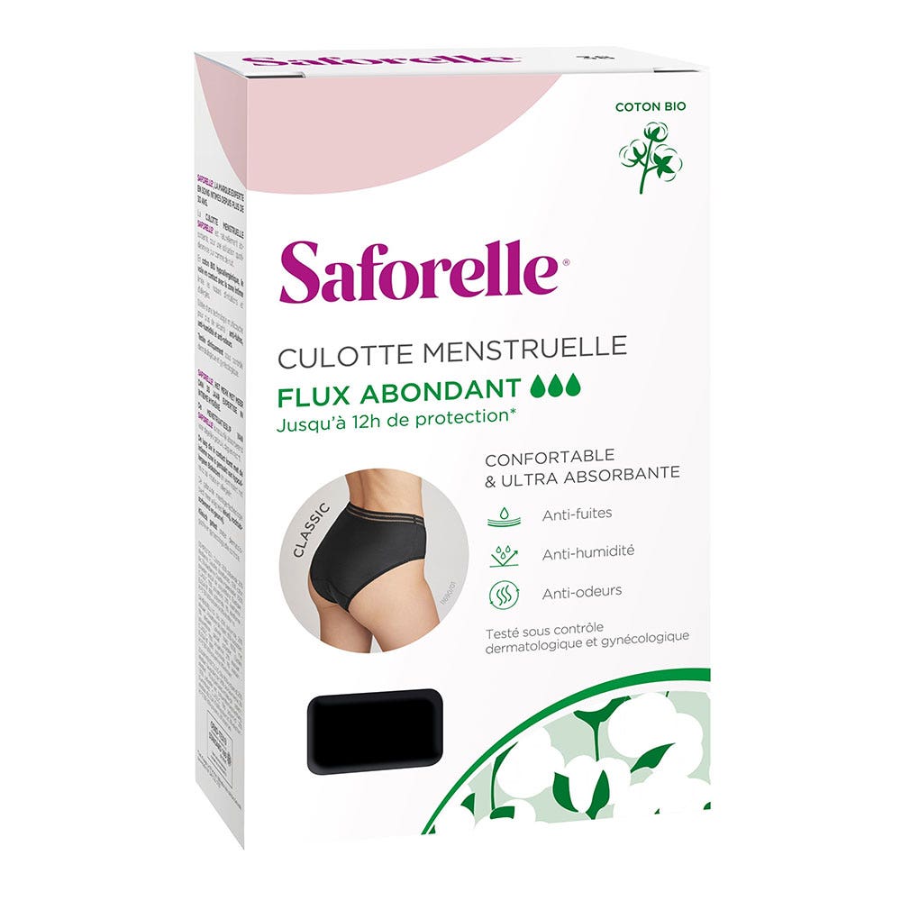 Saforelle Braga menstrual Classic Ultra Absorbente Flujo abundante