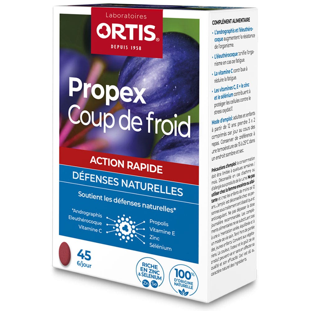 Ortis Propex Coup De Froid 45 comprimidos