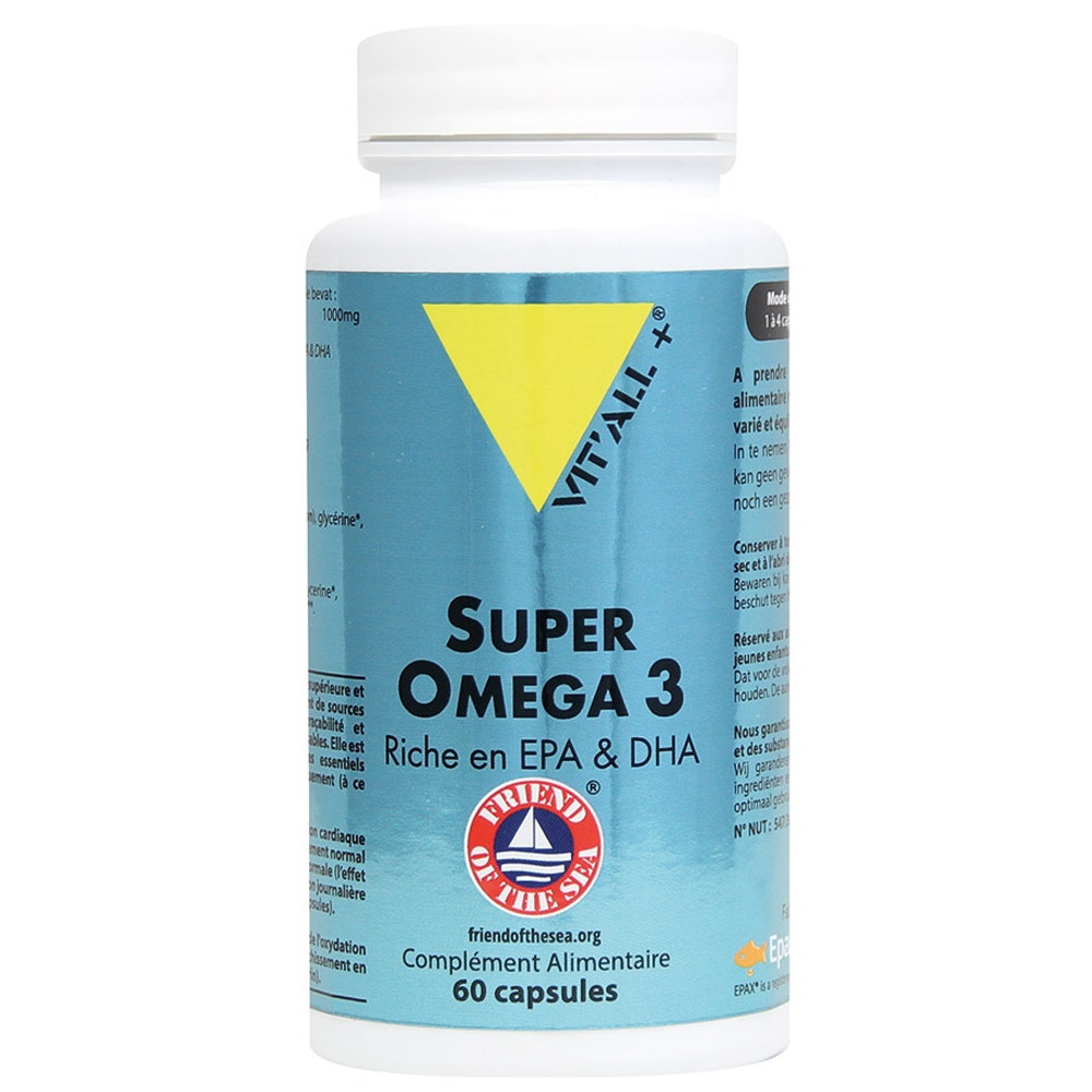 Vit'All+ Super Omega 3 epa y dha 60 cápsulas