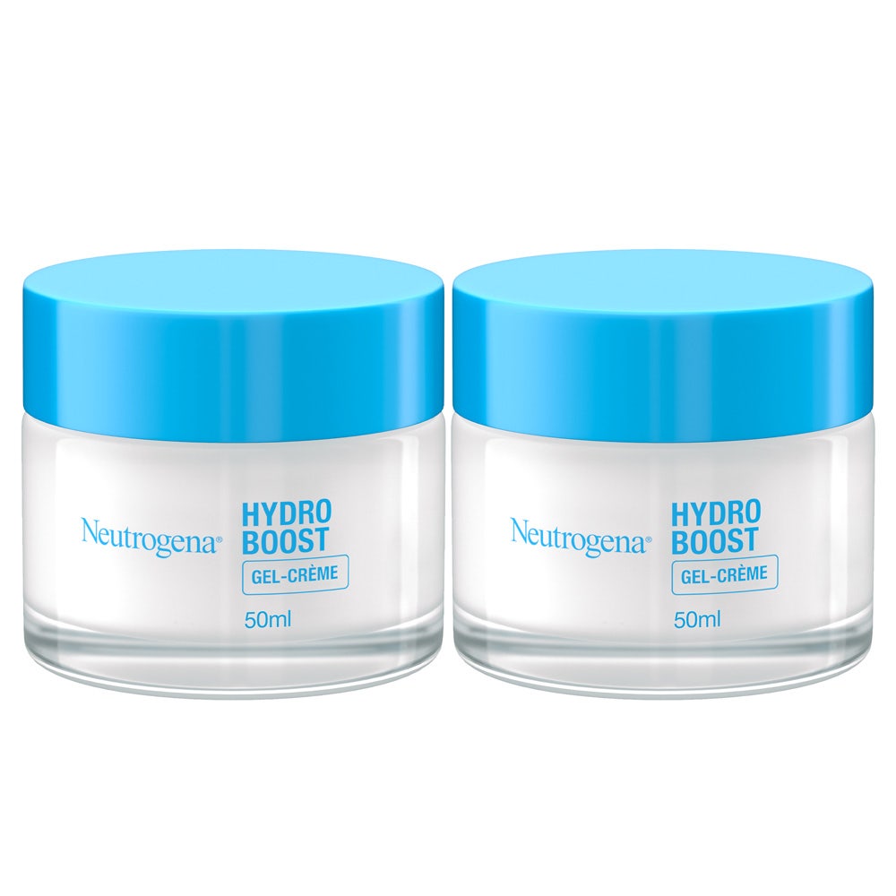 Neutrogena Hydro Boost Gel-crema de ácido hialurónico Sin perfume 2x50ml