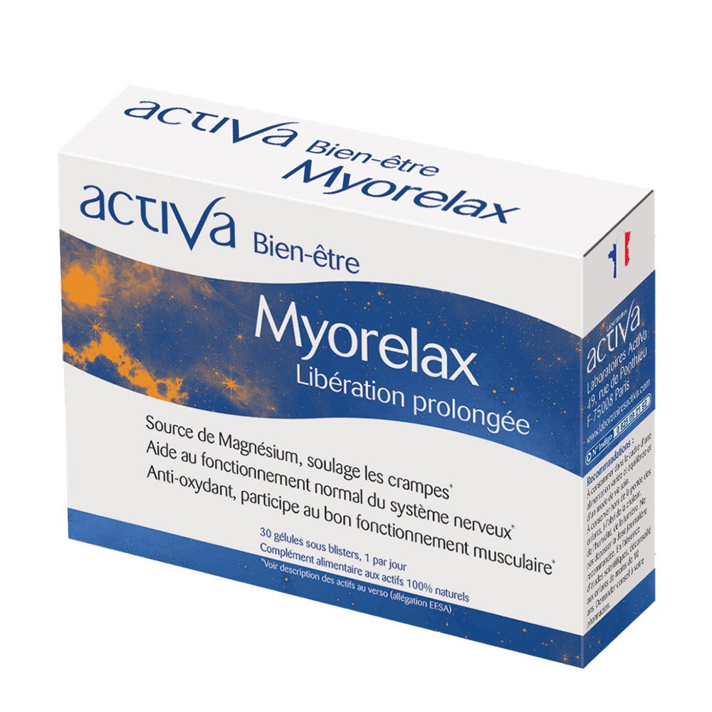 Activa Bienestar Myorelax 30 cápsulas