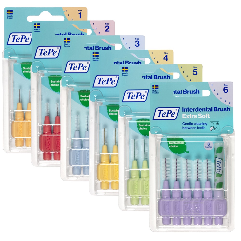 TePe Cepillos interdentales extra suaves 2 x 6 unidades