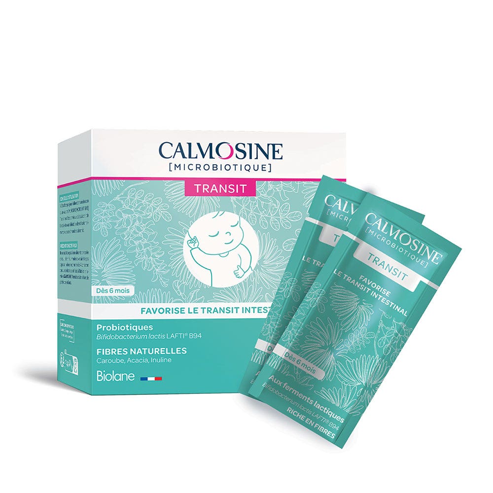 Calmosine Tránsito Probióticos Favorece el tránsito intestinal a partir de los 6 meses 20 sobres
