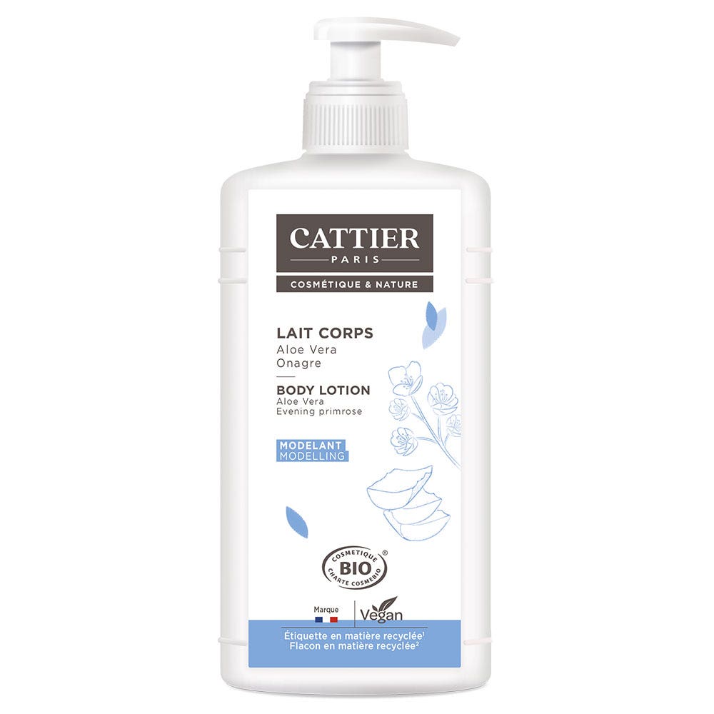 Cattier Loción Corporal de Aloe Vera y Onagra Bio 500 ml
