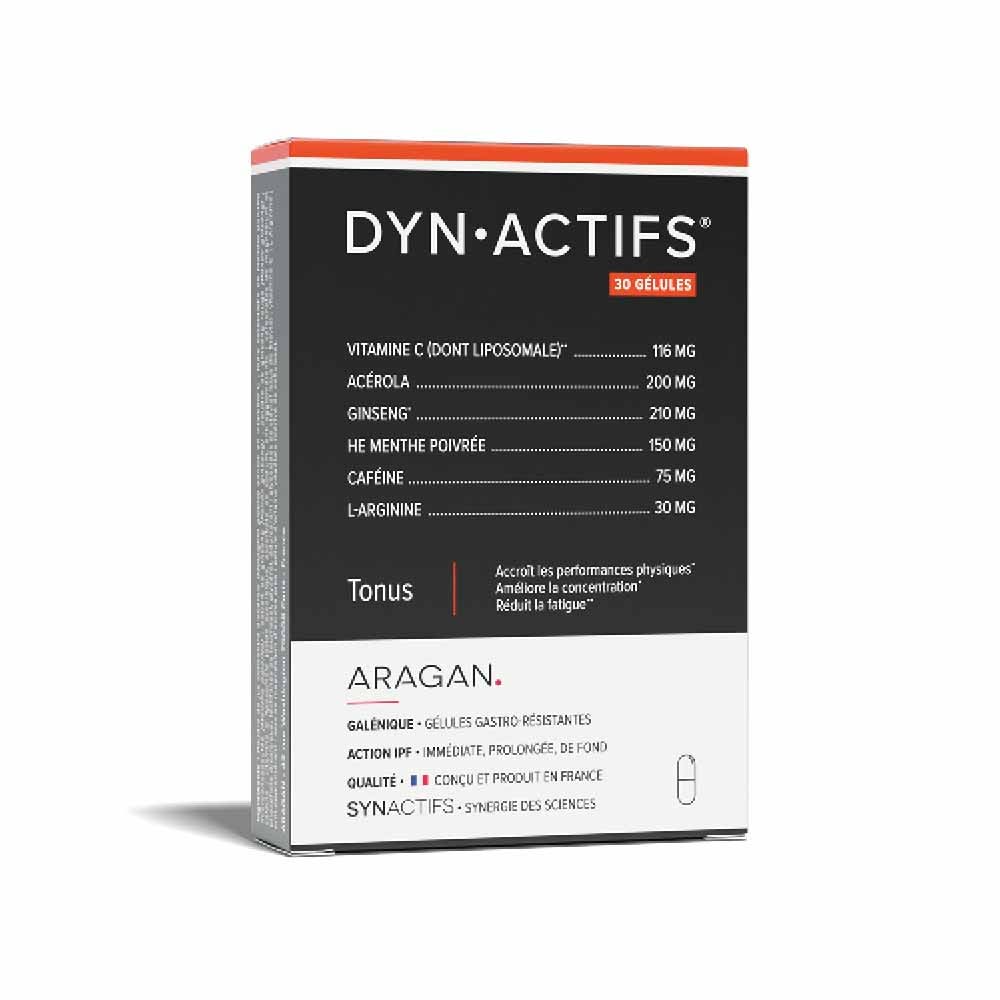 Aragan Synactifs Dynactifs Energía 30 cápsulas