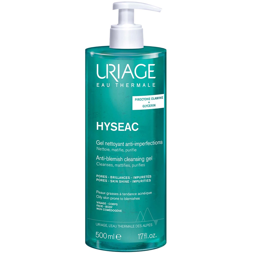 Uriage Hyseac Gel Limpiador Peaux Mixtes A Grasses 500ml