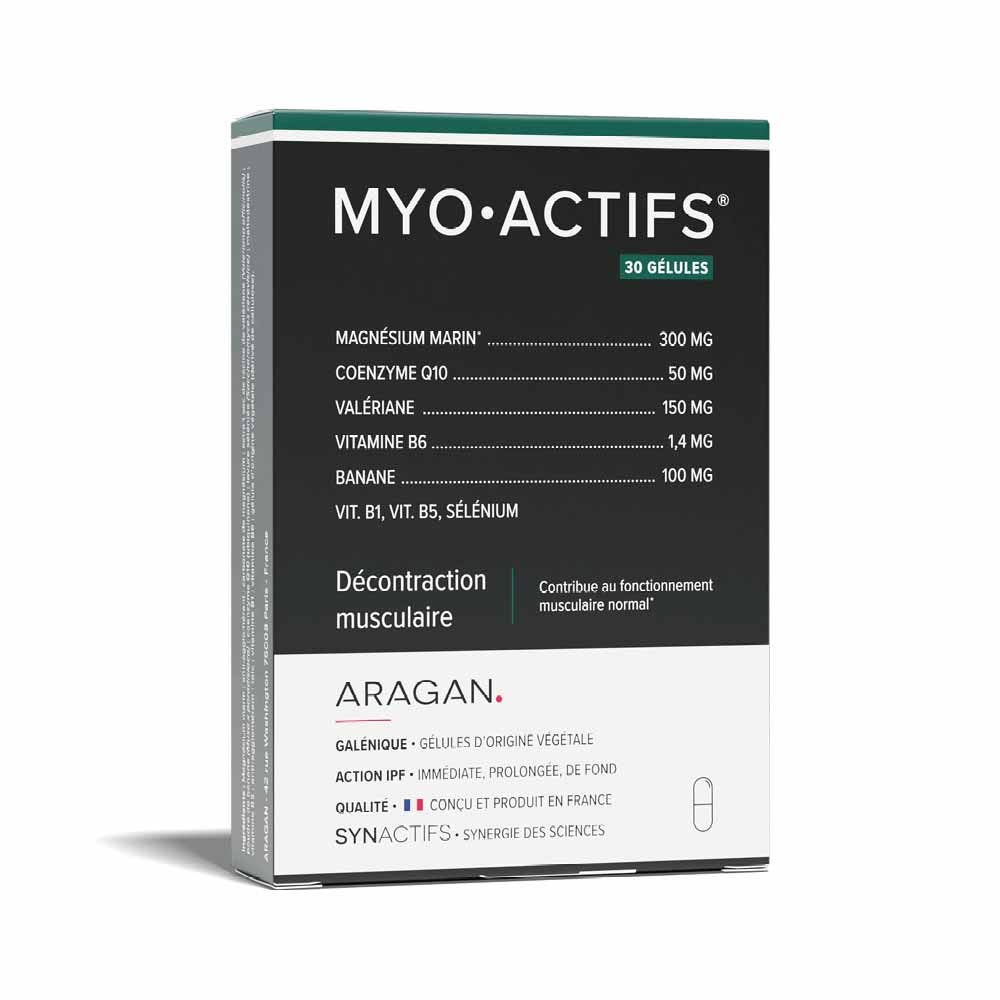 Aragan Synactifs Mioactivo Relajación muscular 30 cápsulas