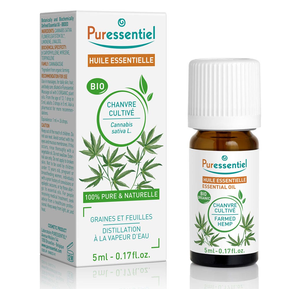 Puressentiel Aceites Esenciales Cáñamo de cultivo biológico 5 ml
