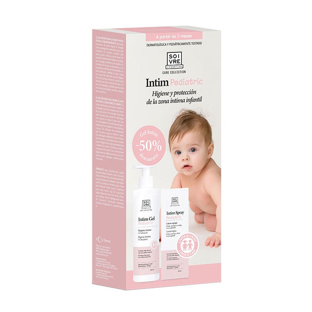 Soivre Cosmetics Intime Envase pediátrico de Gel y Spray