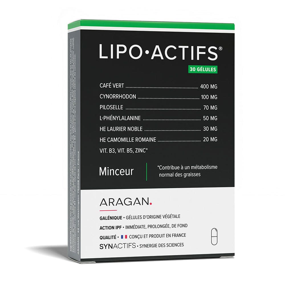 Aragan Synactifs SlimActifs Adelgazar 30 cápsulas