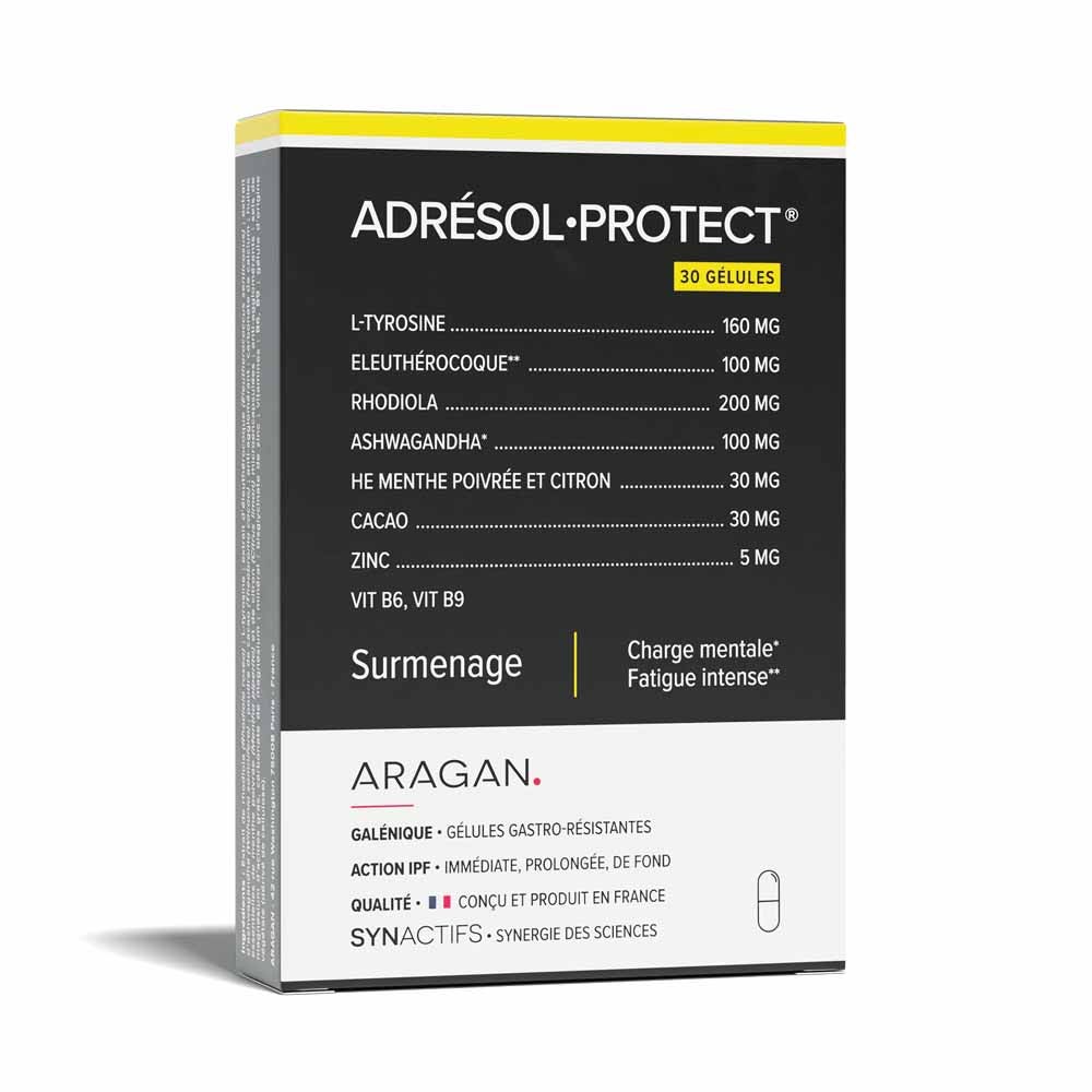 Aragan Synactifs Adrésol Protect Exceso de trabajo x30 cápsulas