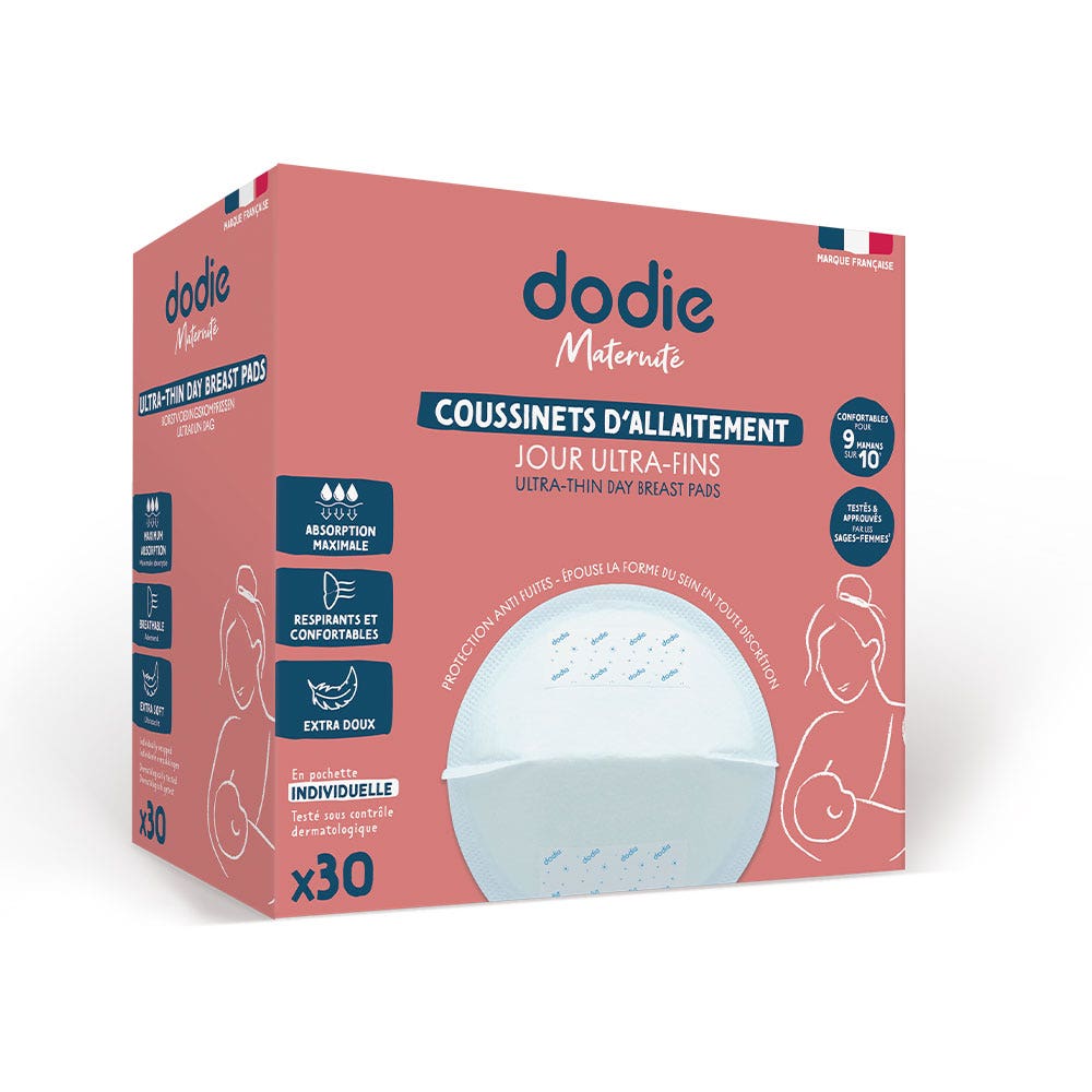 Dodie Discos De Lactancia Desechables Dia Individuales Jour Ultra-Fins x30