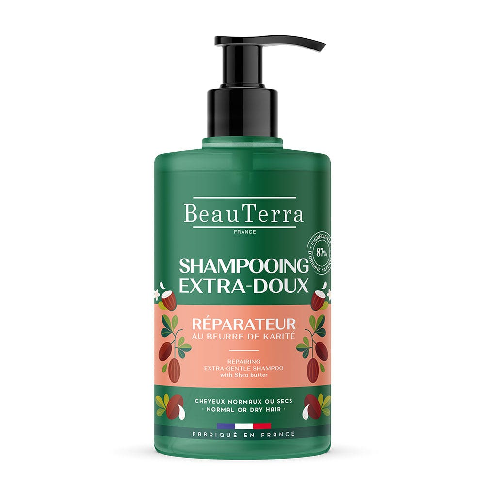 Beauterra Champú Extra Suave Le Reparation Cheveux Normaux ou Secs 750 ml