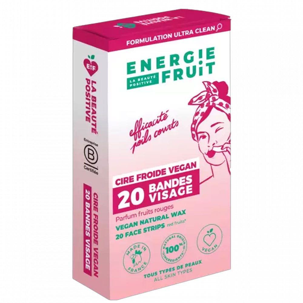 Energie Fruit Bandas de cera fría natural Cara x20