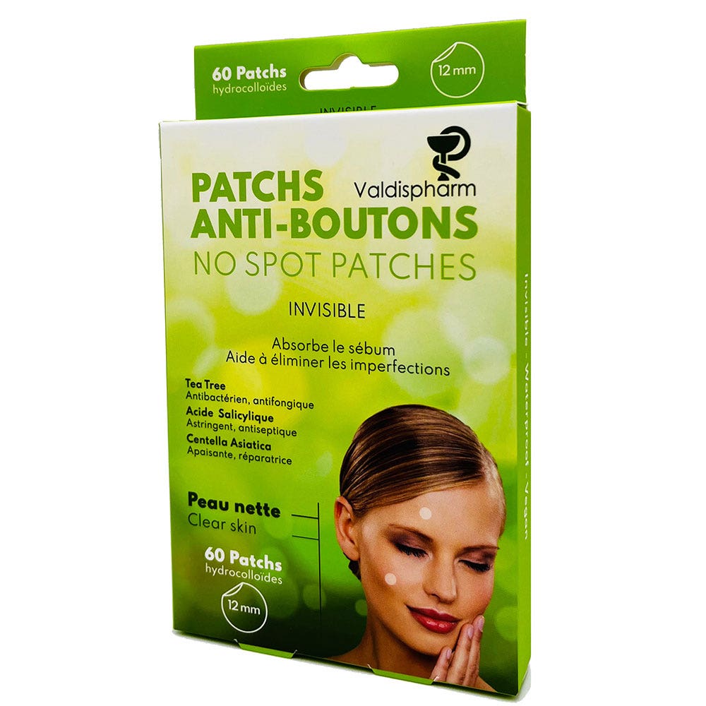 Valdispharm Parches antimanchas invisibles 60 parches
