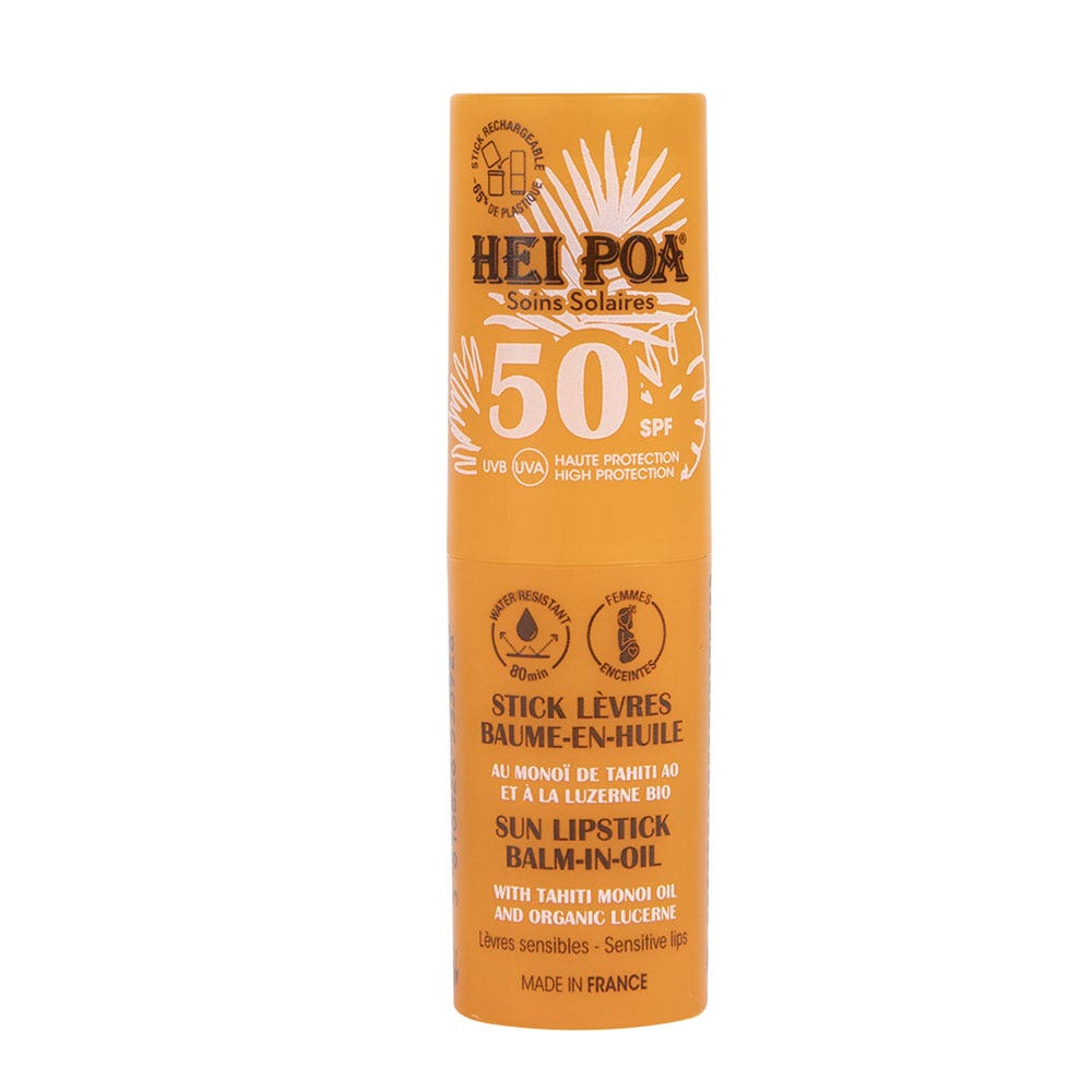 Hei Poa Solares Stick labial SPF50+ 4g