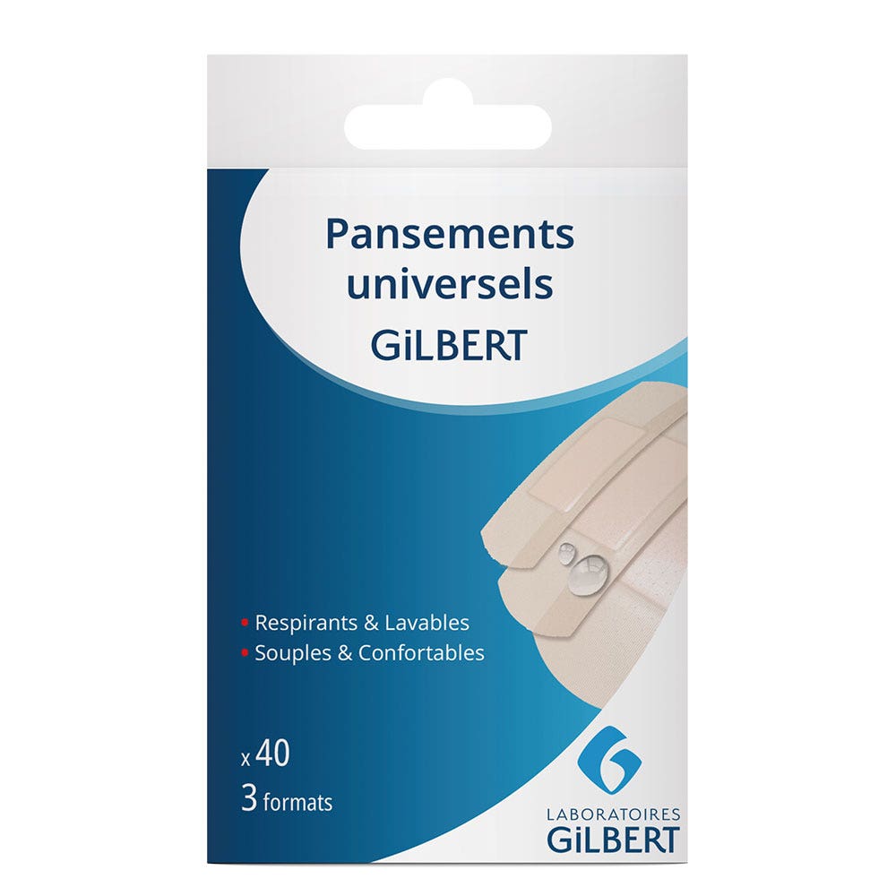 Gilbert Apósitos universales 3 formatos x40