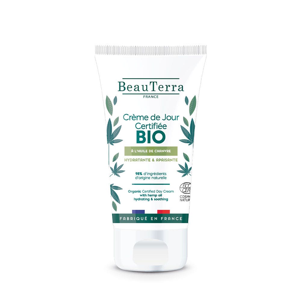 Beauterra Crema de día aceite de cáñamo 50 ml