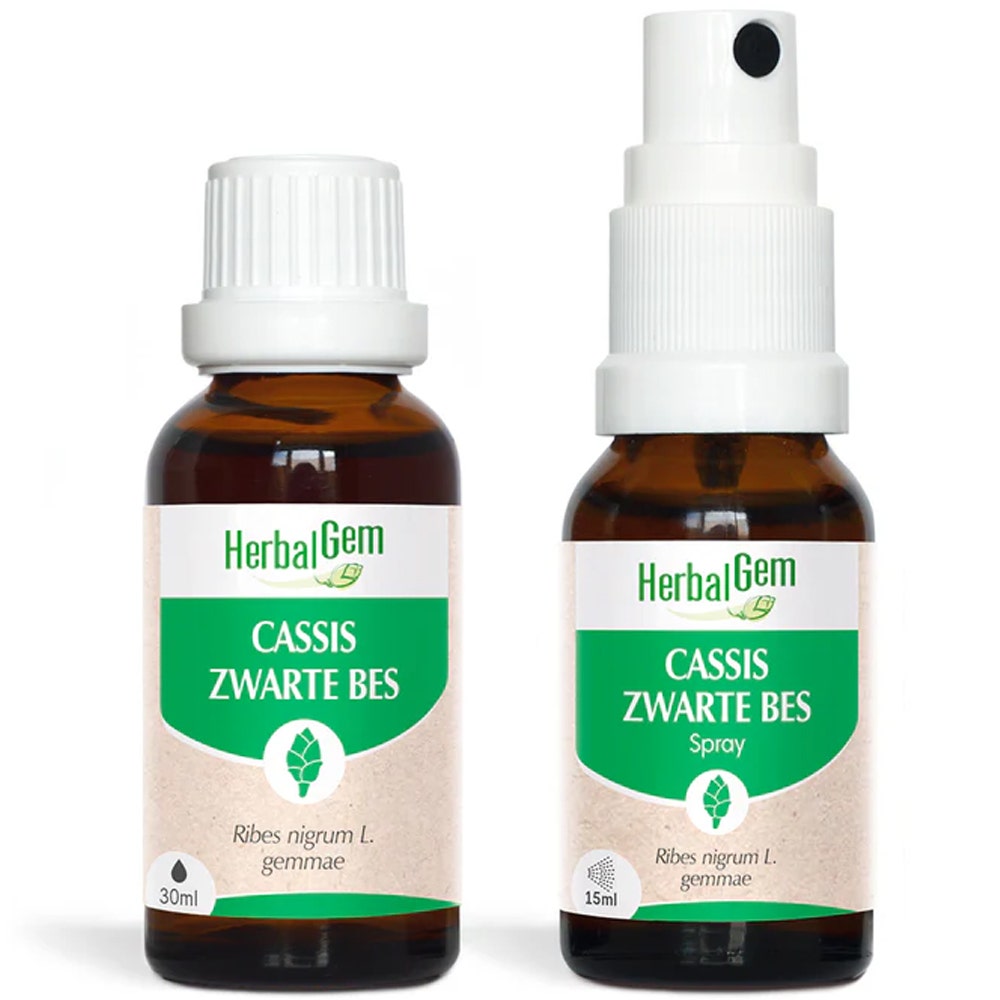 Herbalgem Yemas Cassis Solution Buvable 30ml + Spray 15ml Bio