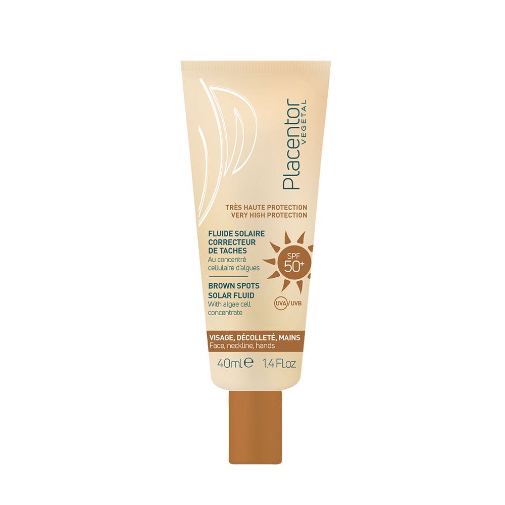 Placentor Végétal Fluido corrector de manchas solares SPF 50 40 ml